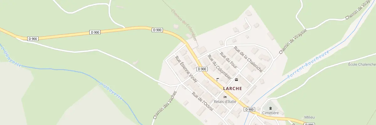 Plan du 6 Rte de la Madeleine à Val d’Oronaye