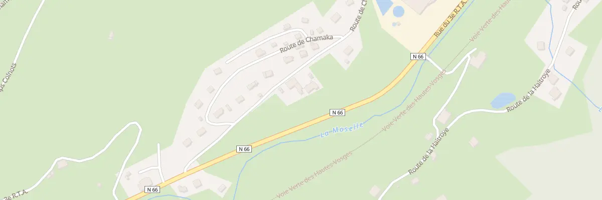 Plan du 13 Rte de Chamaka à Bussang