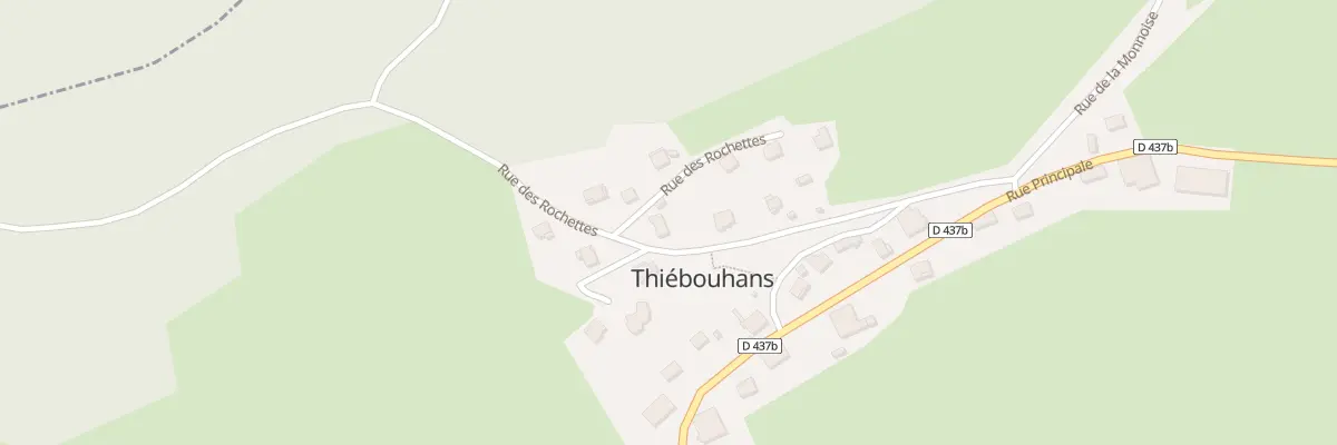 Plan du 7 Rue des Rochettes à Thiébouhans