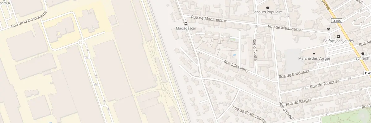 Plan du 12 Imp Keufer à Belfort