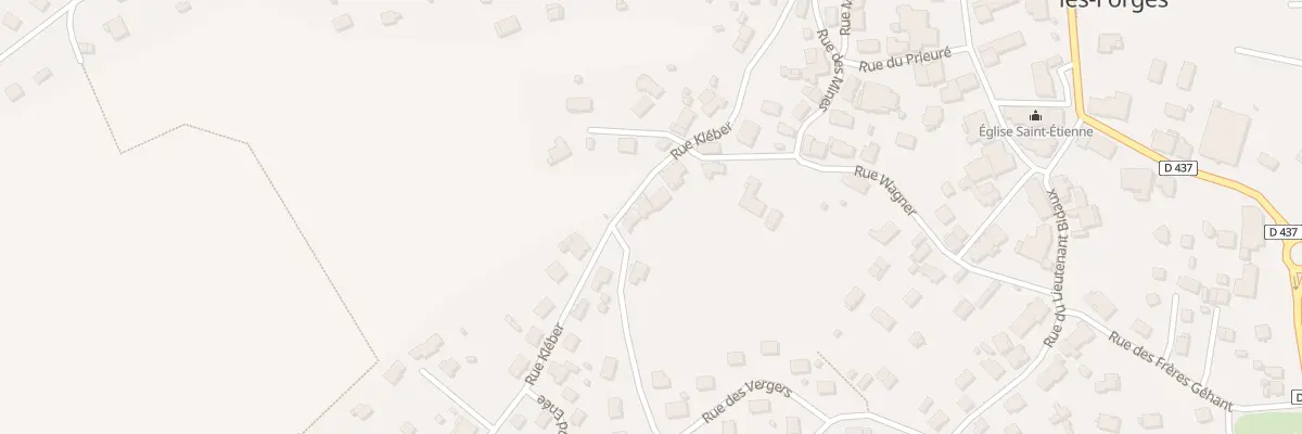 Plan du 13 Rue Kléber à Châtenois-les-Forges