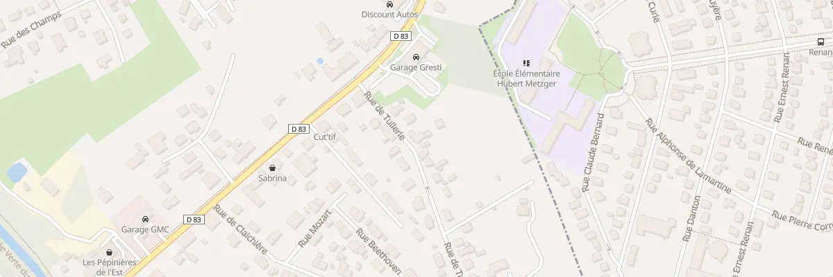 Plan du 5 Rue de la Tuilerie à Bavilliers
