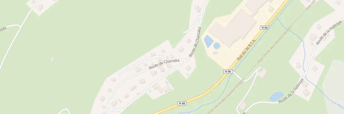 Plan du 38 Rte de Chamaka à Bussang