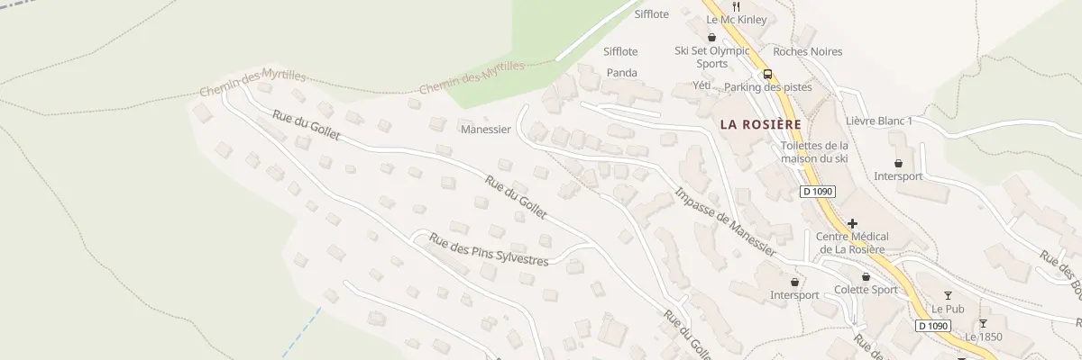 Plan du 850 Rue du Gollet à Montvalezan
