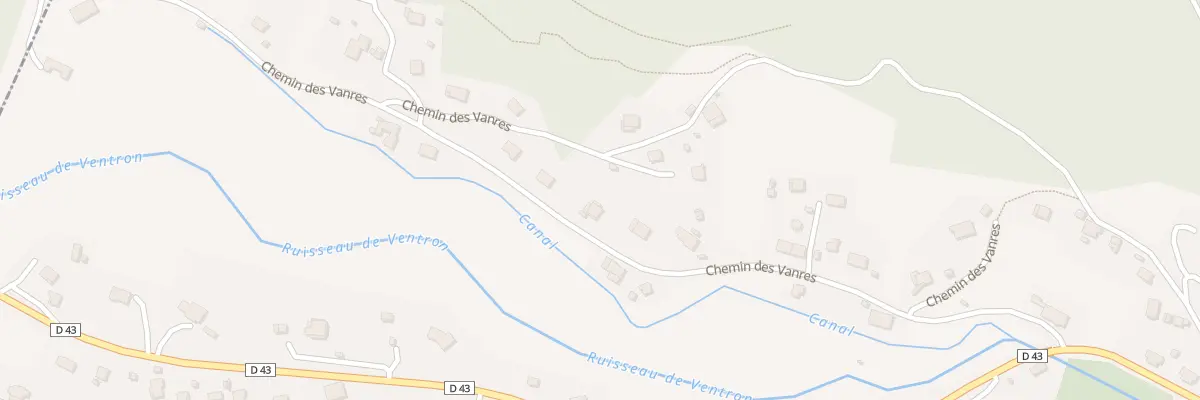 Plan du 20 Che Les Vanres à Ventron