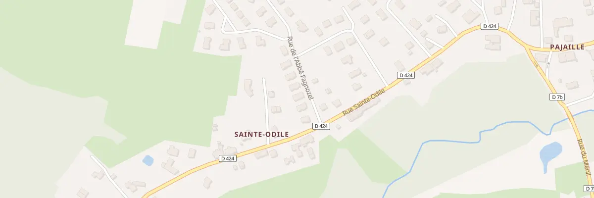 Plan du 5 Rue de l’Abbé Fagnozel à Étival-Clairefontaine