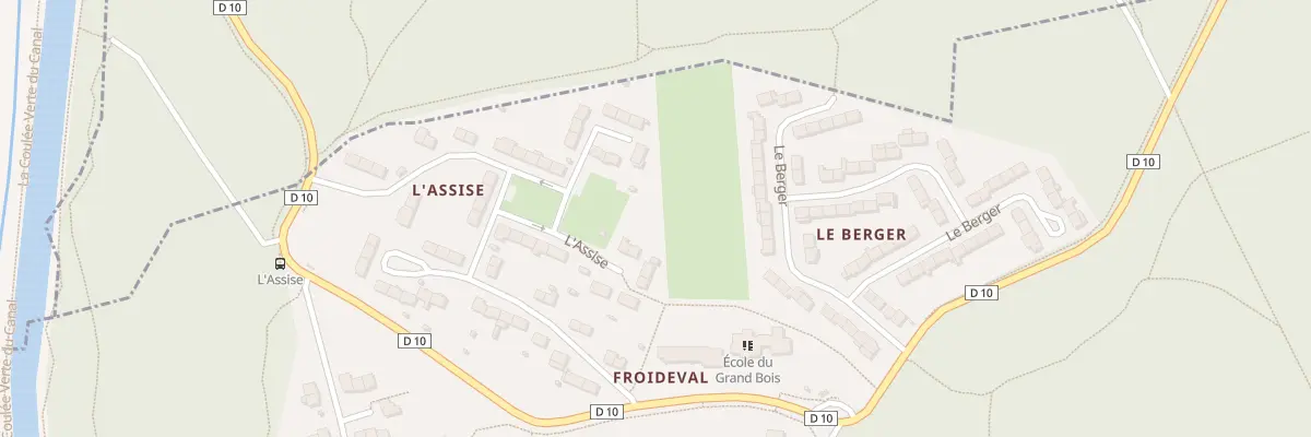 Plan du 22 Hameau de l’Assise à Andelnans
