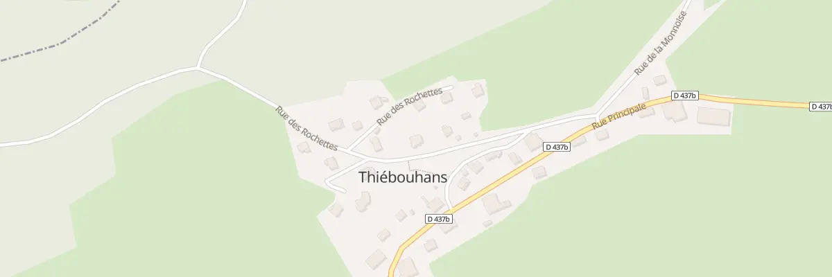 Plan du 5 Rue des Rochettes à Thiébouhans