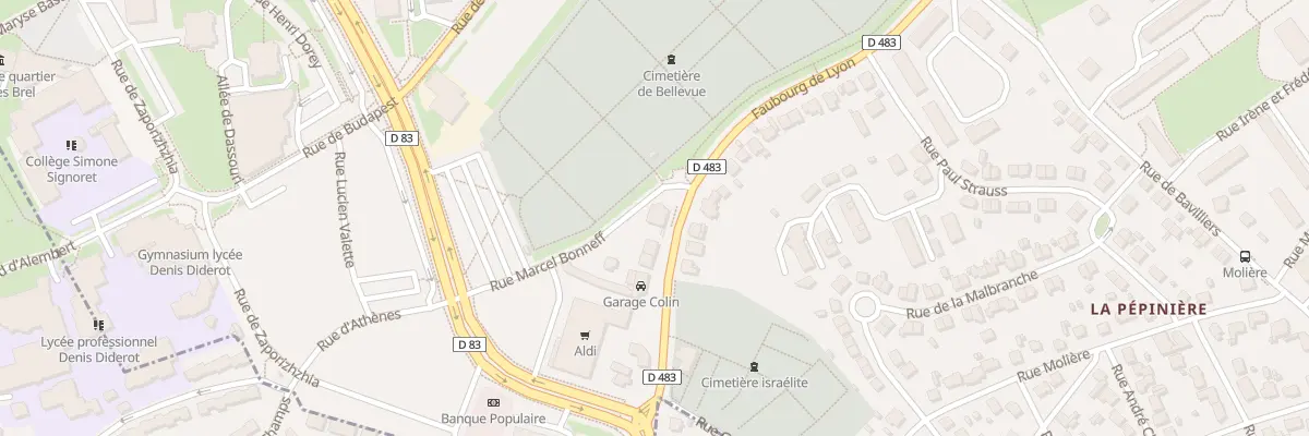 Plan du 11 Rue Marcel Bonneff à Fontenelle