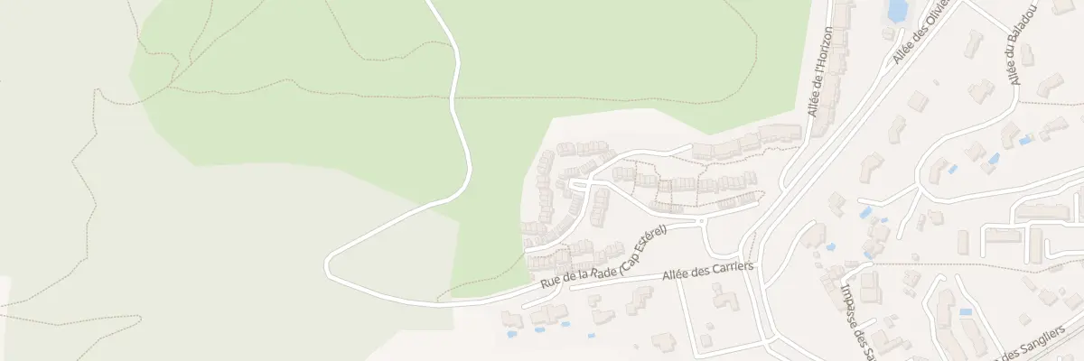 Plan du 36M Pl des Prouvencelles Cap Este à Saint-Raphaël