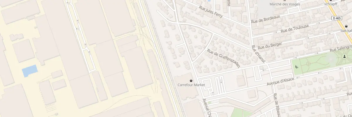 Plan du 21 Av Charles Bohn à Belfort