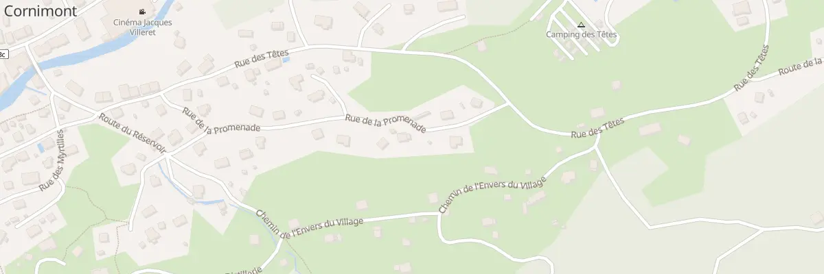 Plan du 12 Rue de la Promenade à Cornimont