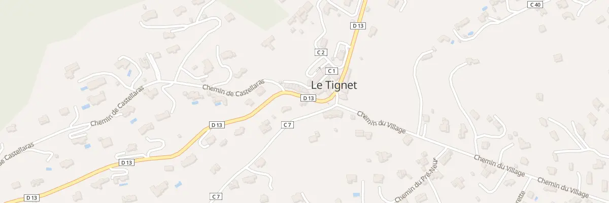 Plan du 795 Rte de Saint Cezaire Cd 13 au Tignet