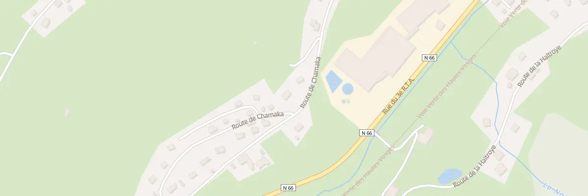 Plan du 12 Rte de Chamaka à Bussang