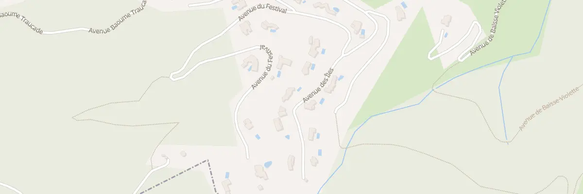 Plan du 9008 Av des Iles Saint Jean à Fréjus