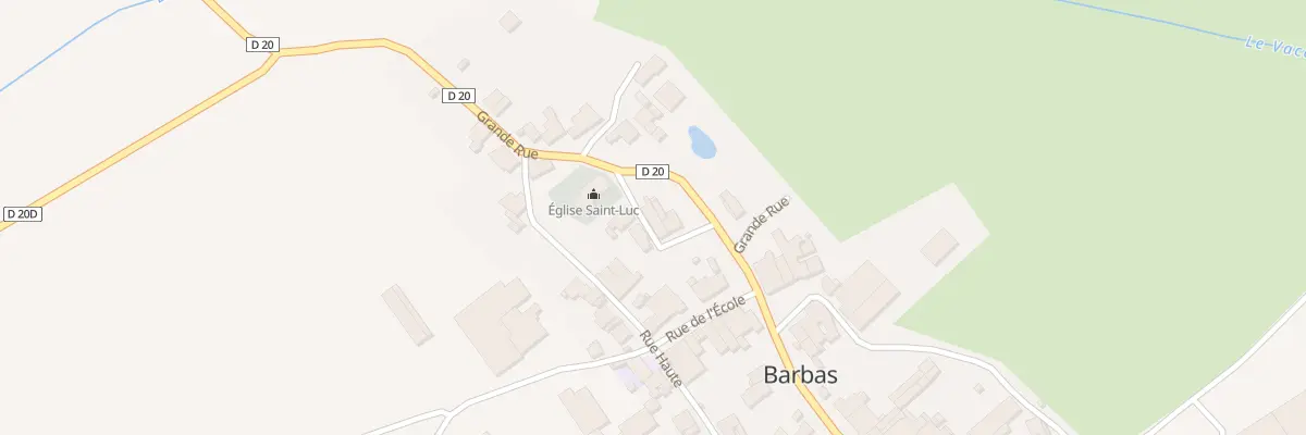Plan du 4 Rue de l’Eglise à Barbas