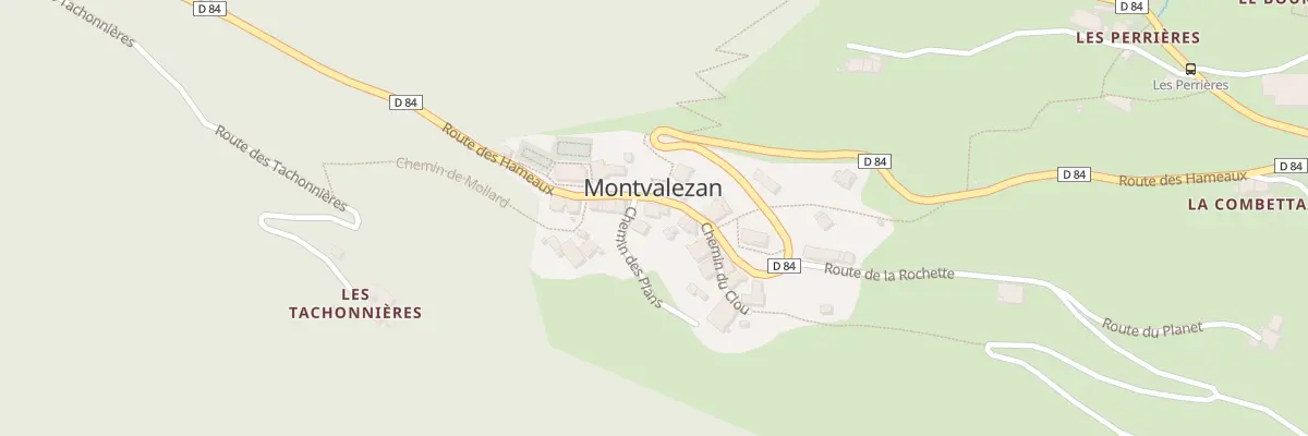 Plan du 1570 Rte des Hameaux à Montvalezan