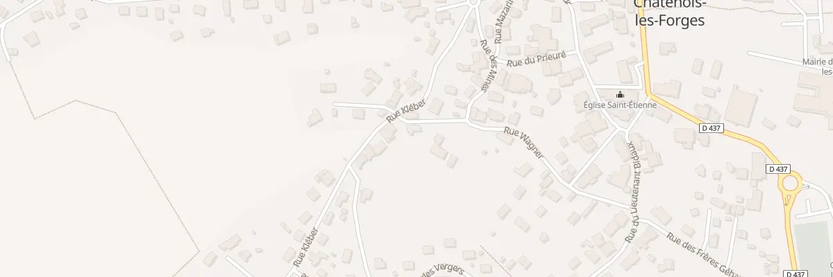 Plan du 5 Rue Kléber à Châtenois-les-Forges
