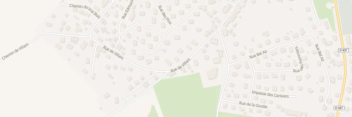 Plan du 16 Rue de Villars à Châtenois-les-Forges