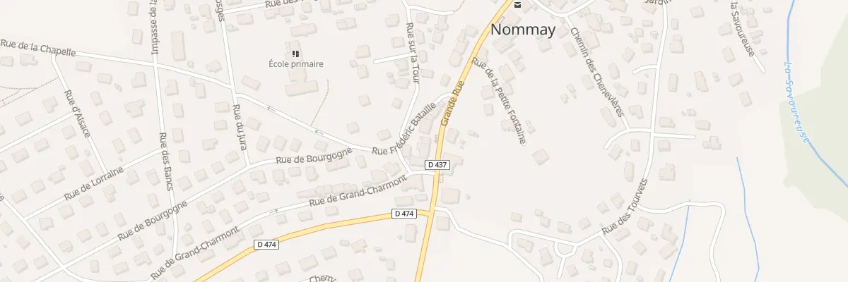 Plan du 43 Gr Grande Rue à Nommay