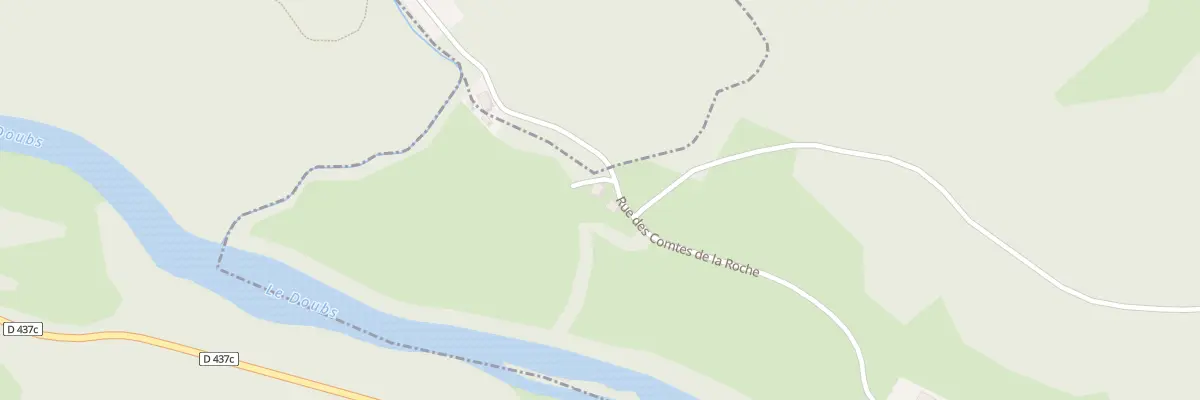 Plan du 7 Rue des Comtes de la Roche à Soulce-Cernay