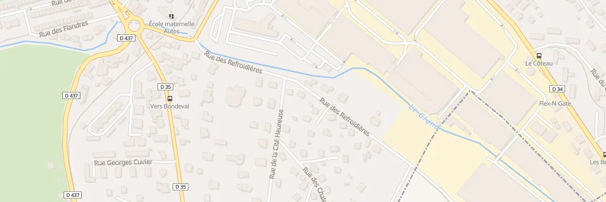 Plan du 16 Rue des Refroidières à Audincourt