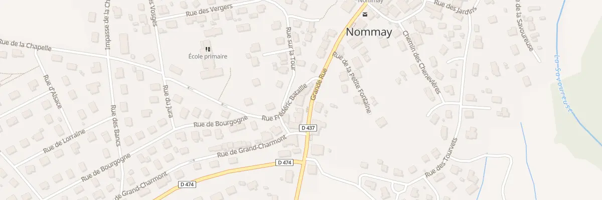 Plan du 45 Gr Grande Rue à Nommay