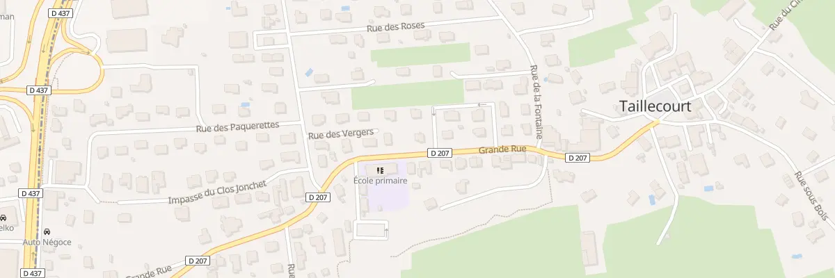 Plan du 18 Rue des Demoiselles à Taillecourt