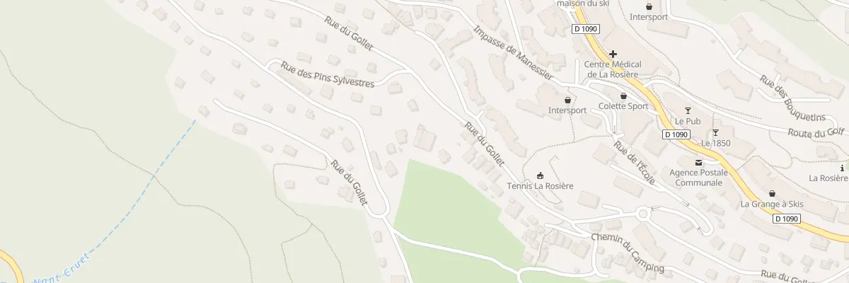 Plan du 723 Rue du Gollet à Montvalezan