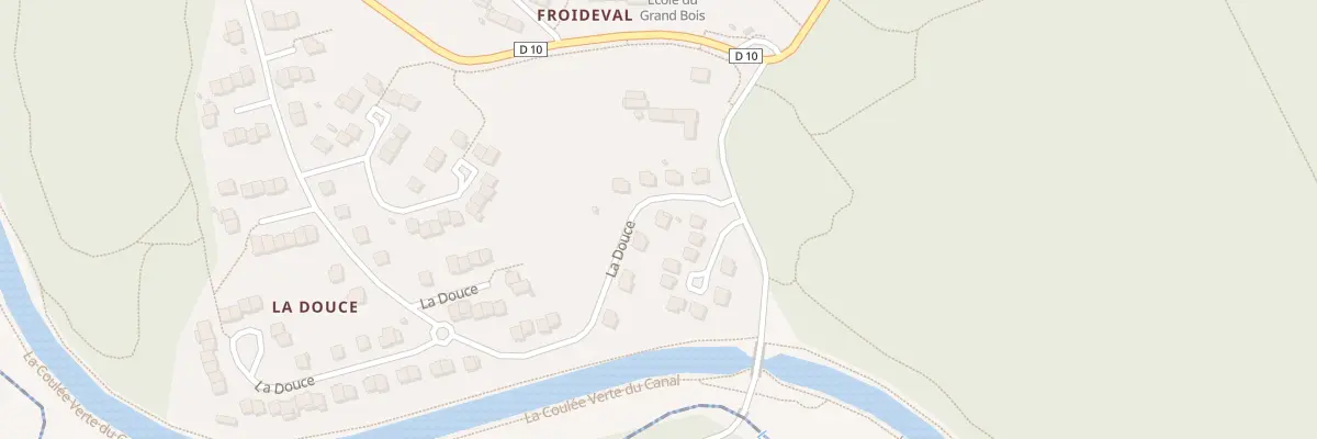 Plan du 262 Hameau de la Douce à Andelnans