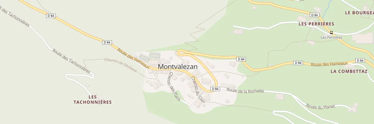 Plan du 1559 Rte des Hameaux à Montvalezan