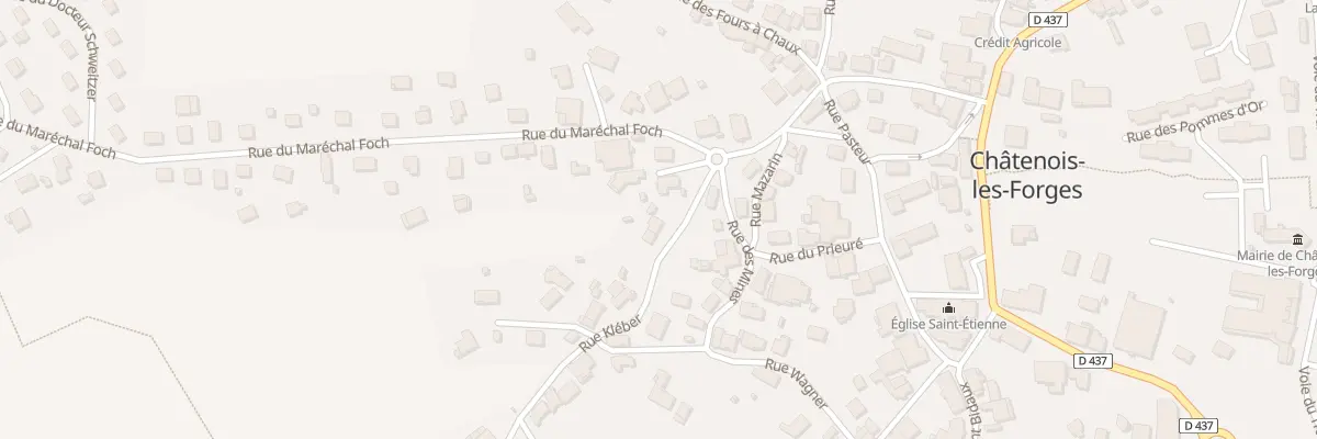 Plan du 4 Rue Kléber à Châtenois-les-Forges