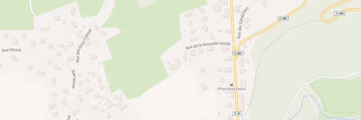Plan du 11 Rue de la Nouvelle Astree à Blamont