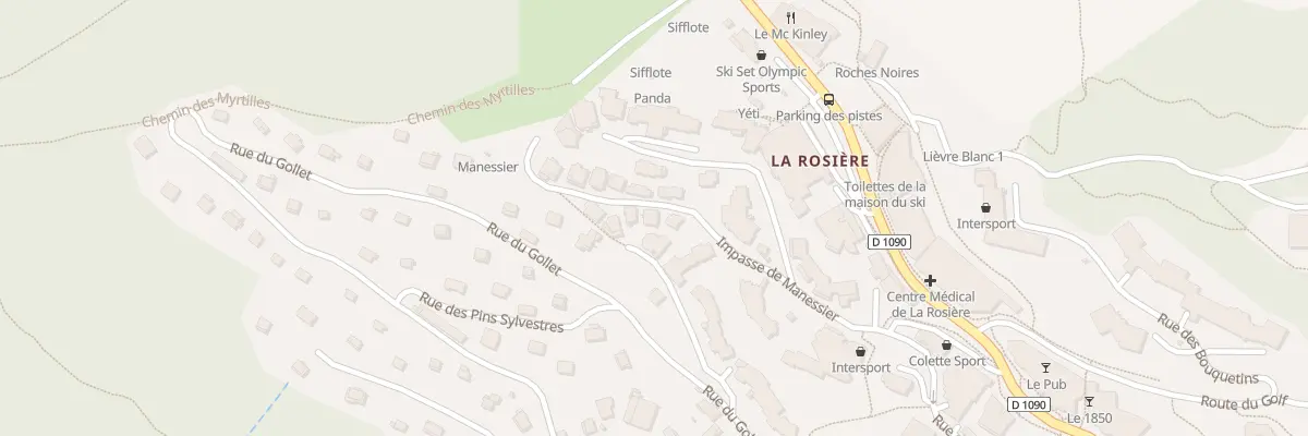 Plan du 203 Imp de Manessier à Montvalezan