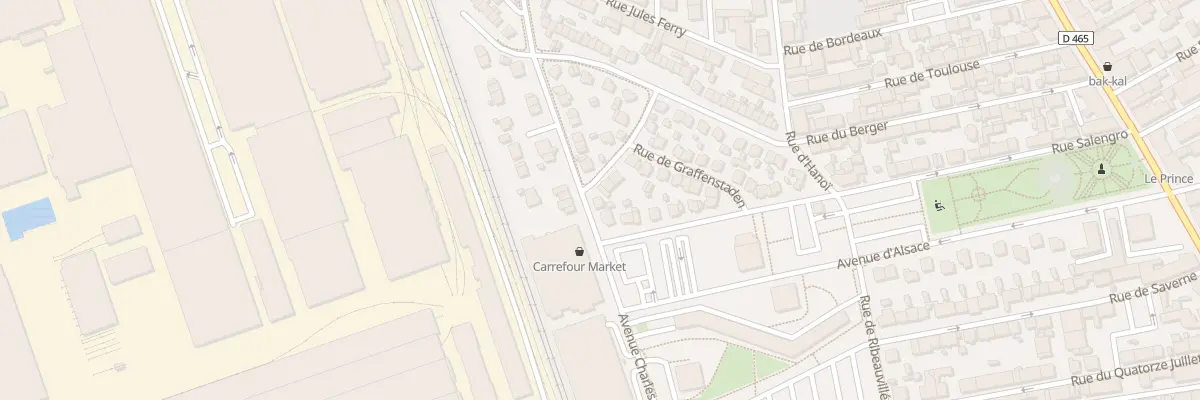 Plan du 4 Av Charles Bohn à Belfort