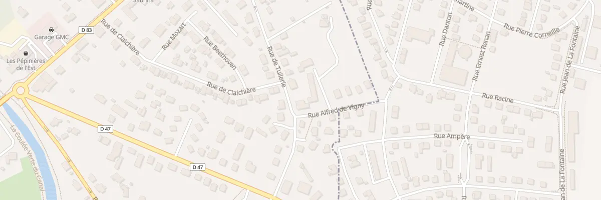 Plan du 23B Rue de la Tuilerie à Bavilliers