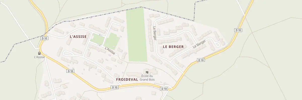 Plan du 110 Hameau du Berger à Andelnans