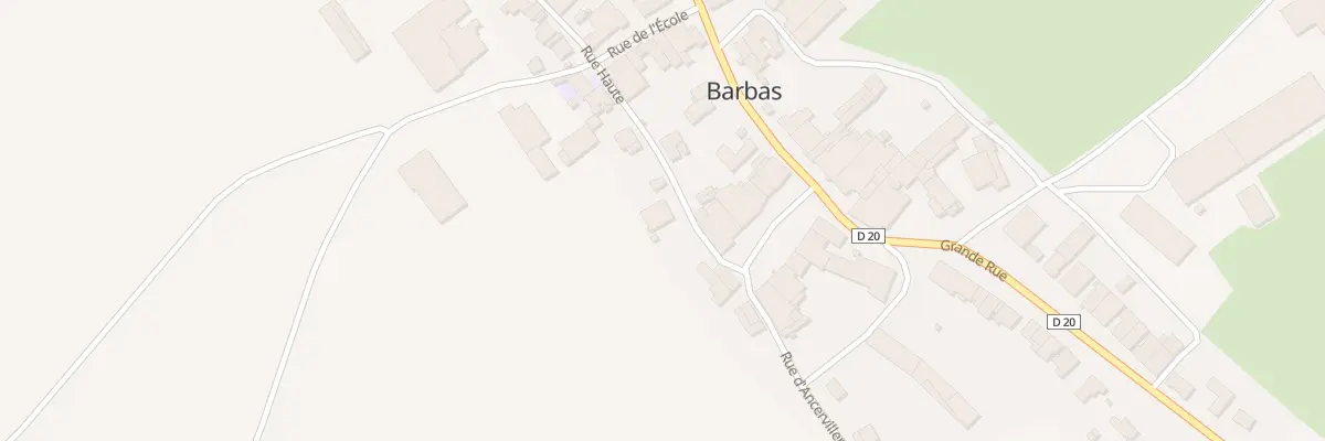 Plan du 16 Rue Haute à Barbas