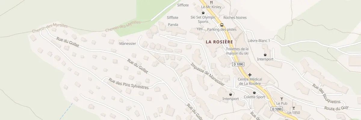 Plan du 183 Imp de Manessier à Montvalezan