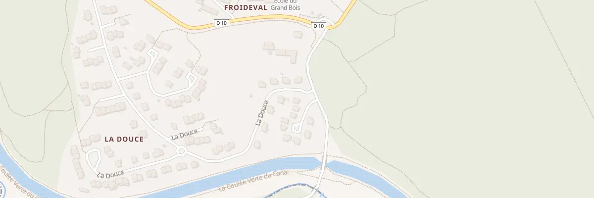 Plan du 263 Hameau de la Douce à Andelnans