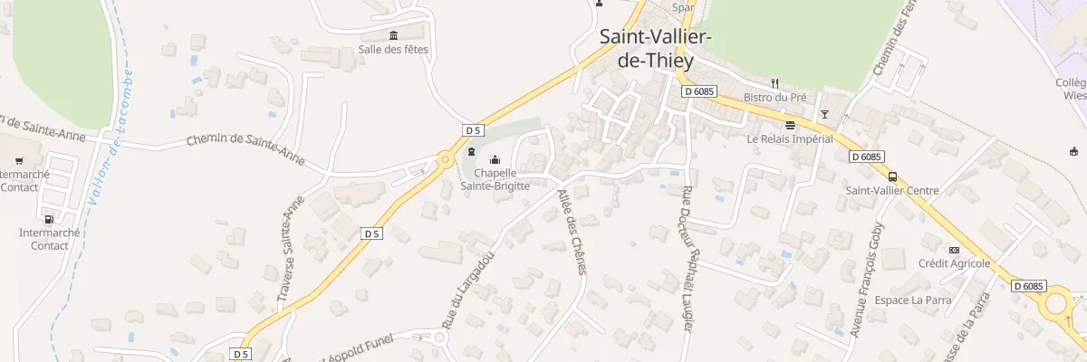 Plan du 2 Pl du Souvenir Francais à Saint-Vallier-de-Thiey