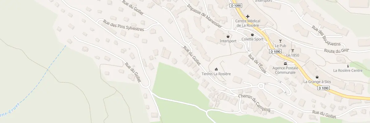 Plan du 649 Rue du Gollet à Montvalezan