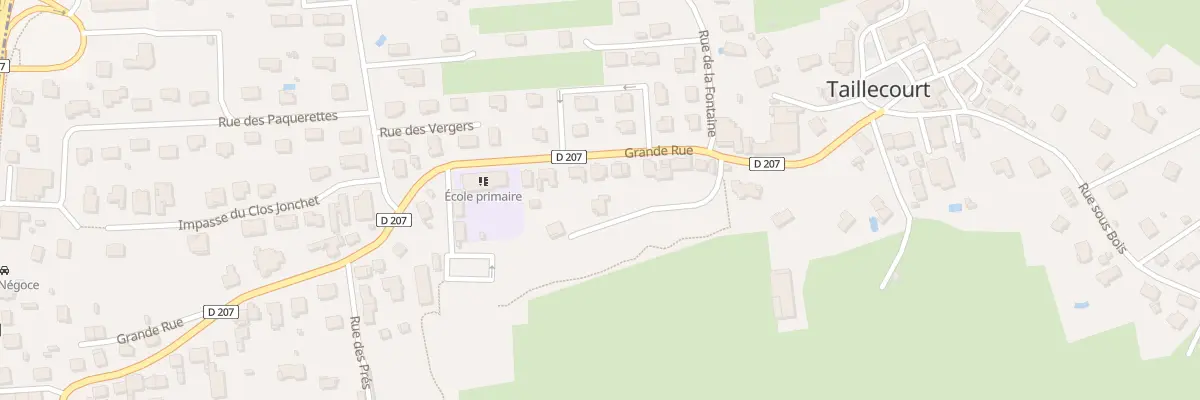 Plan du 9B Grande Rue à Taillecourt