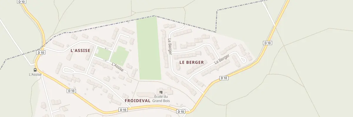 Plan du 168 Hameau du Berger à Andelnans