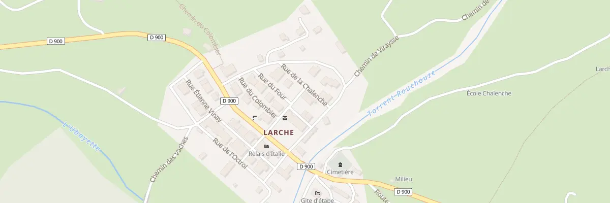 Plan du 3 Rue de la Meyna à Val d’Oronaye