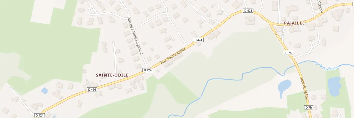 Plan du 7 Rue Sainte Odile à Étival-Clairefontaine
