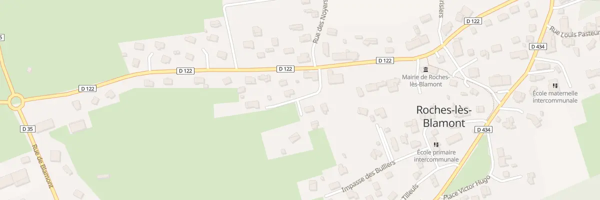 Plan du 2 Rue des Pommiers à Roches-lès-Blamont