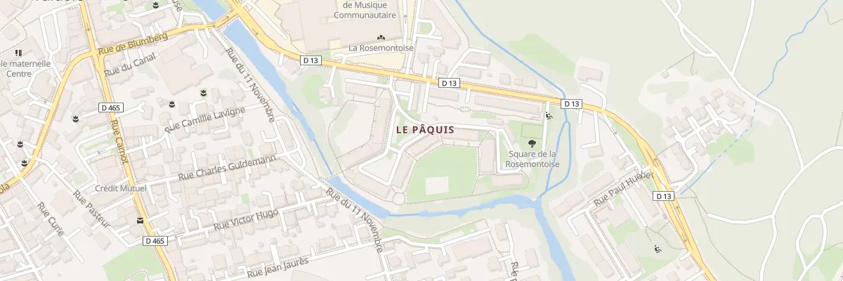 Plan du 8 Rue André Boulloche à Valdoie