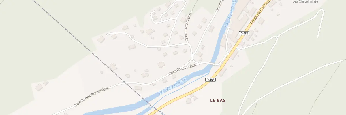 Plan du 7D Che du Fretuz à La Bresse