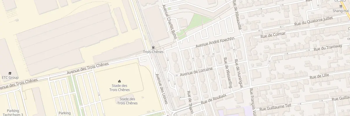 Plan du 49 Rue de Thann à Belfort